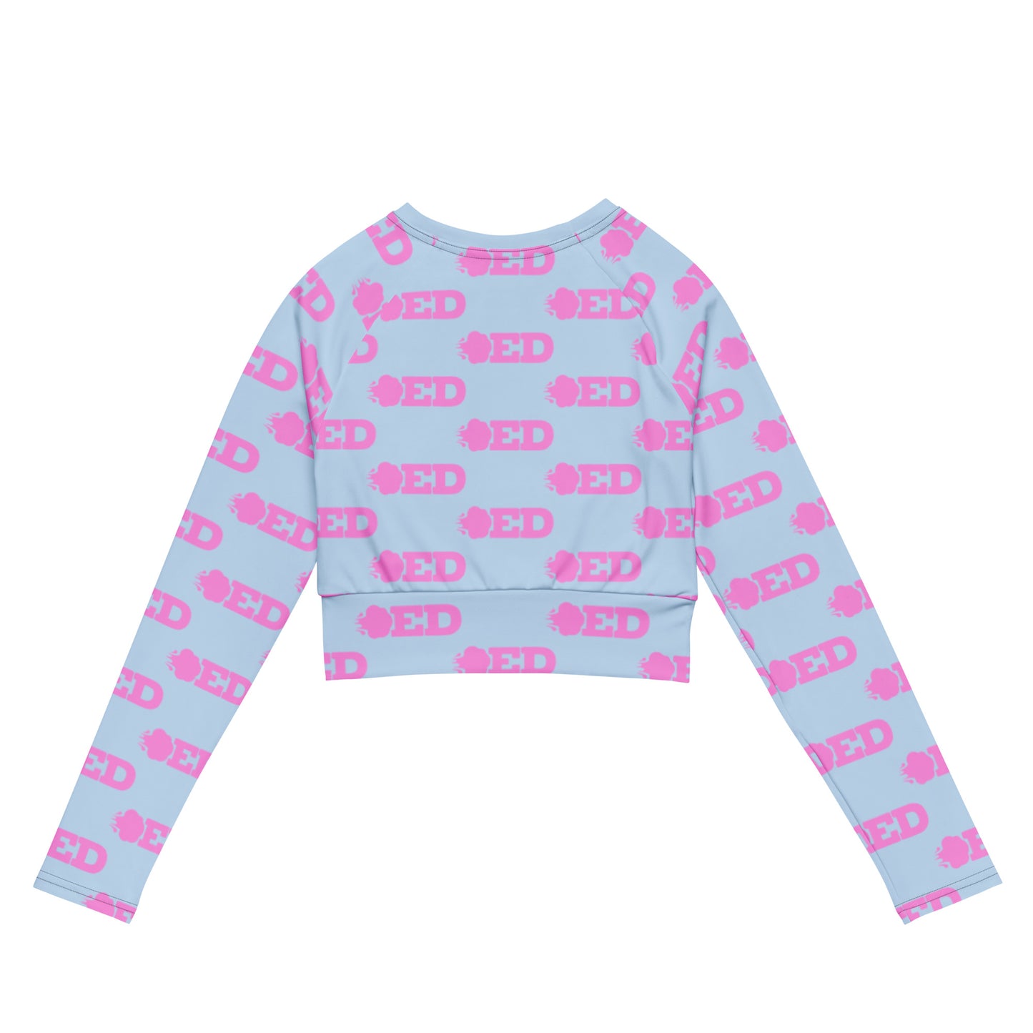 Blowed & Beautiful Long-Sleeve Crop Top - Multiple Color Options
