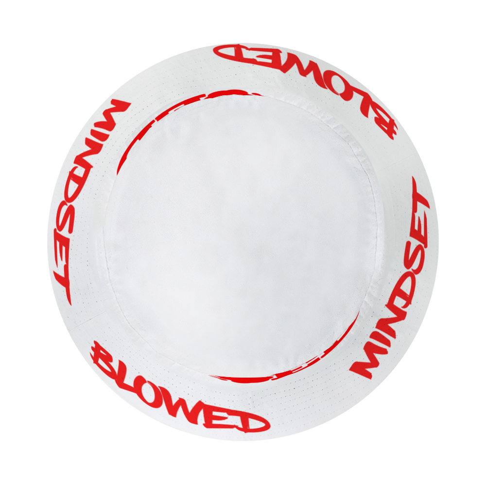 Blowed Mindset Bucket Hat - White/Red