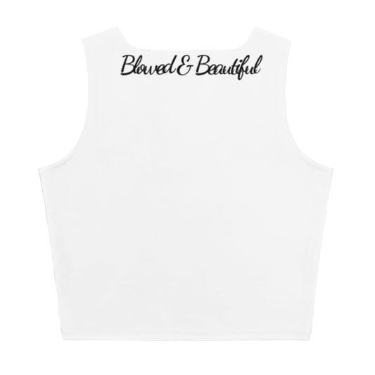 Blowed & Beautiful U Neck Crop Top - 3 Color Options