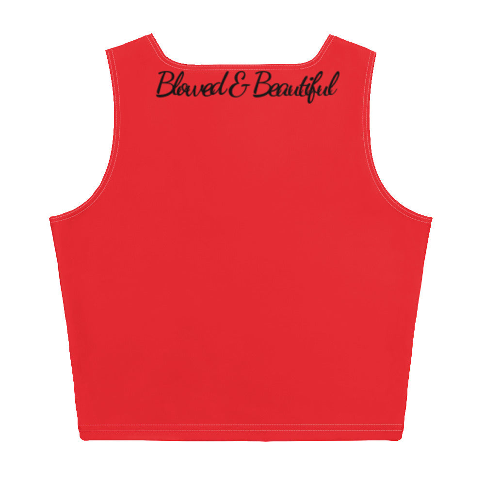 Blowed & Beautiful U Neck Crop Top - 3 Color Options