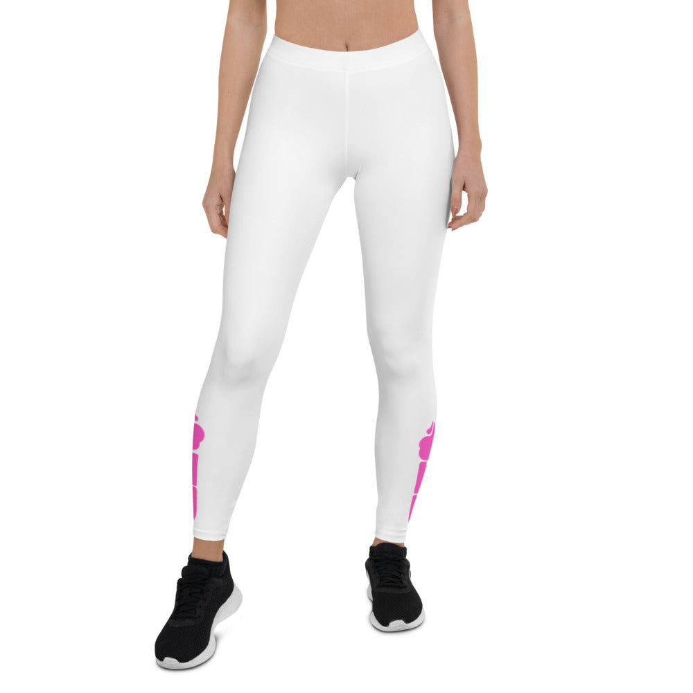 Women's Leggings - White