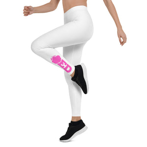 Women's Leggings - White