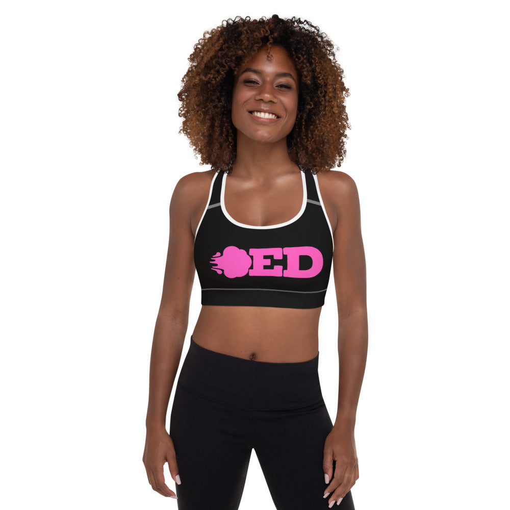 Padded Sports Bra - Black