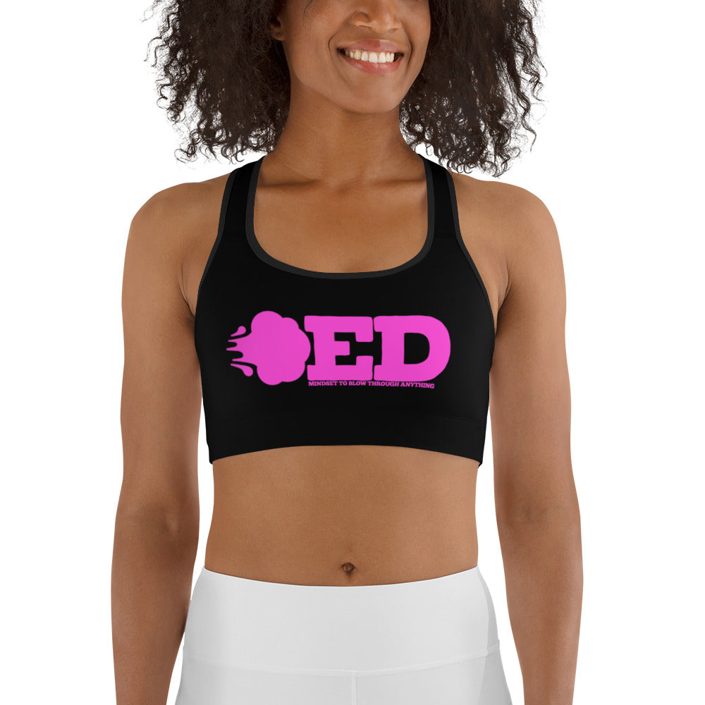 Classic Blowed Padded Sports Bra - 2 Color Options