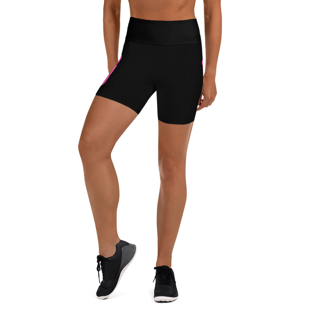 Women's Yoga Shorts - Black