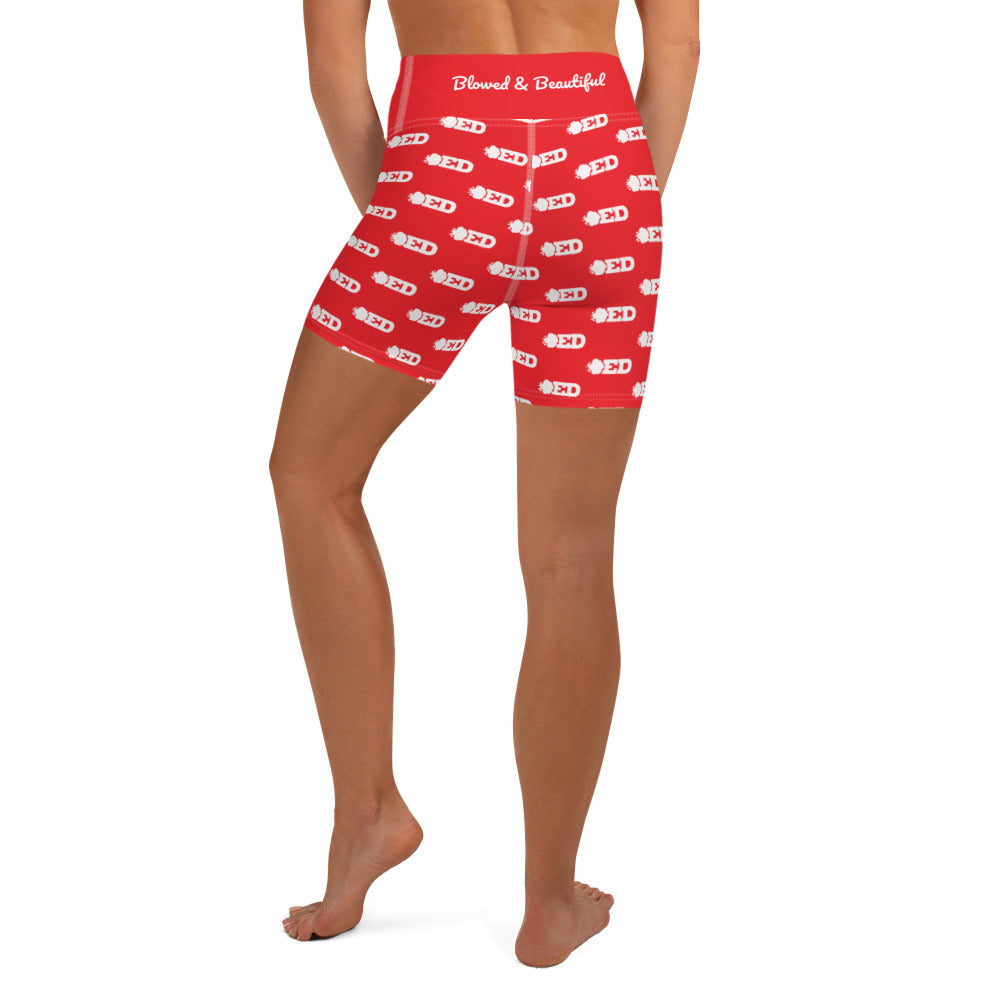 Extra Blowed Yoga Shorts - Multiple Color Options