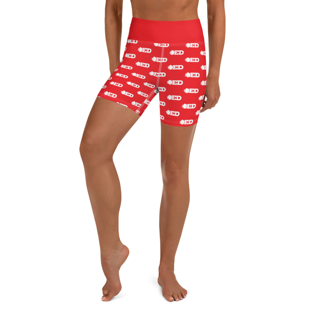 Strawberry Haze Yoga Shorts