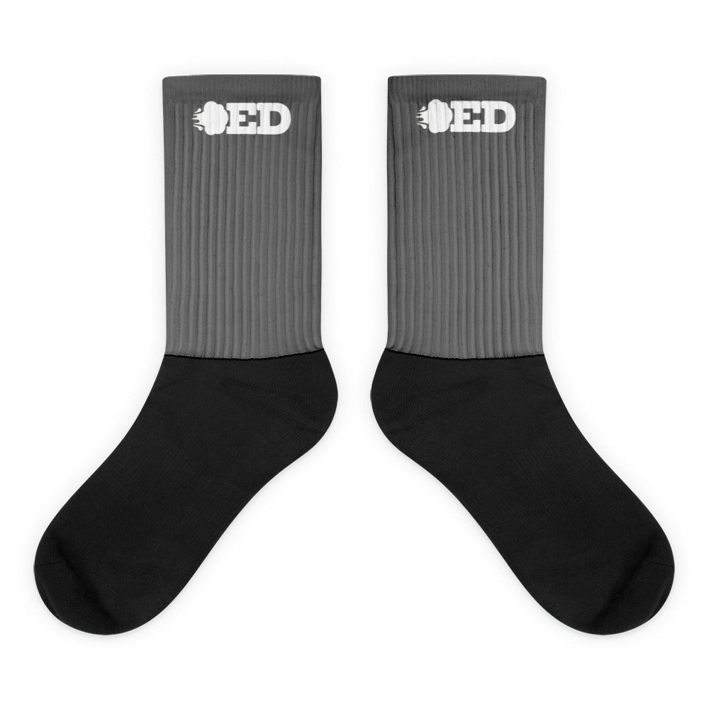 Blowed Socks - Dark Grey/White