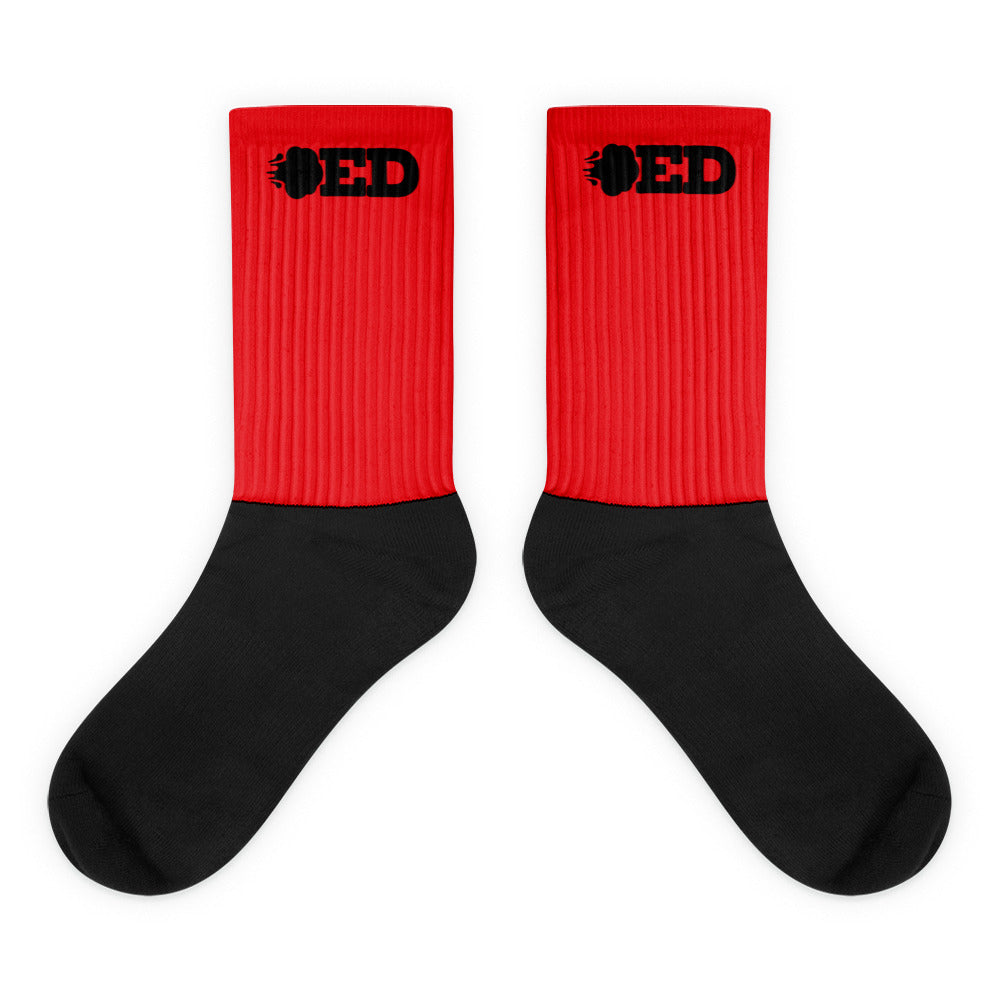Socks - Cherry Black